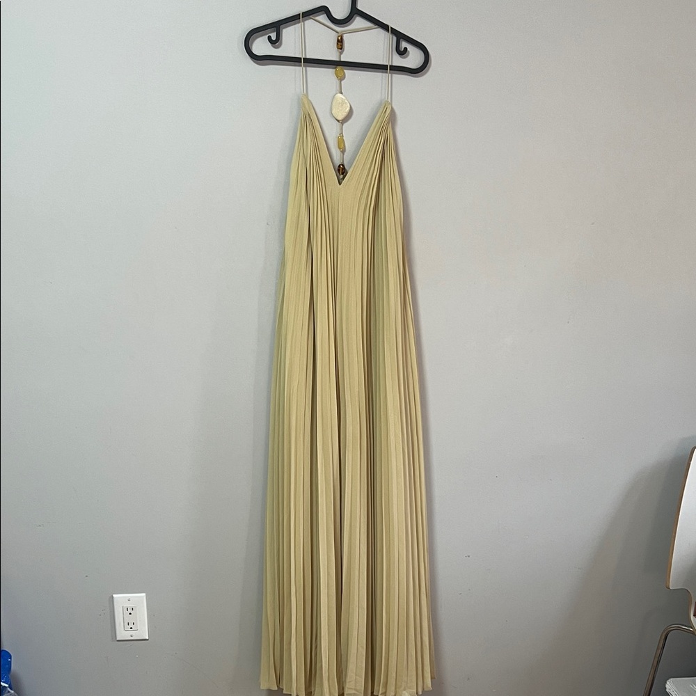 Jonathan Simkhai Cream Maxi Dress